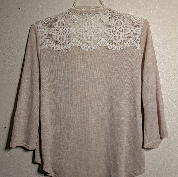 Time And Tru Nwt Women's Beige Sweater Size Xl - Picture 7 of 8